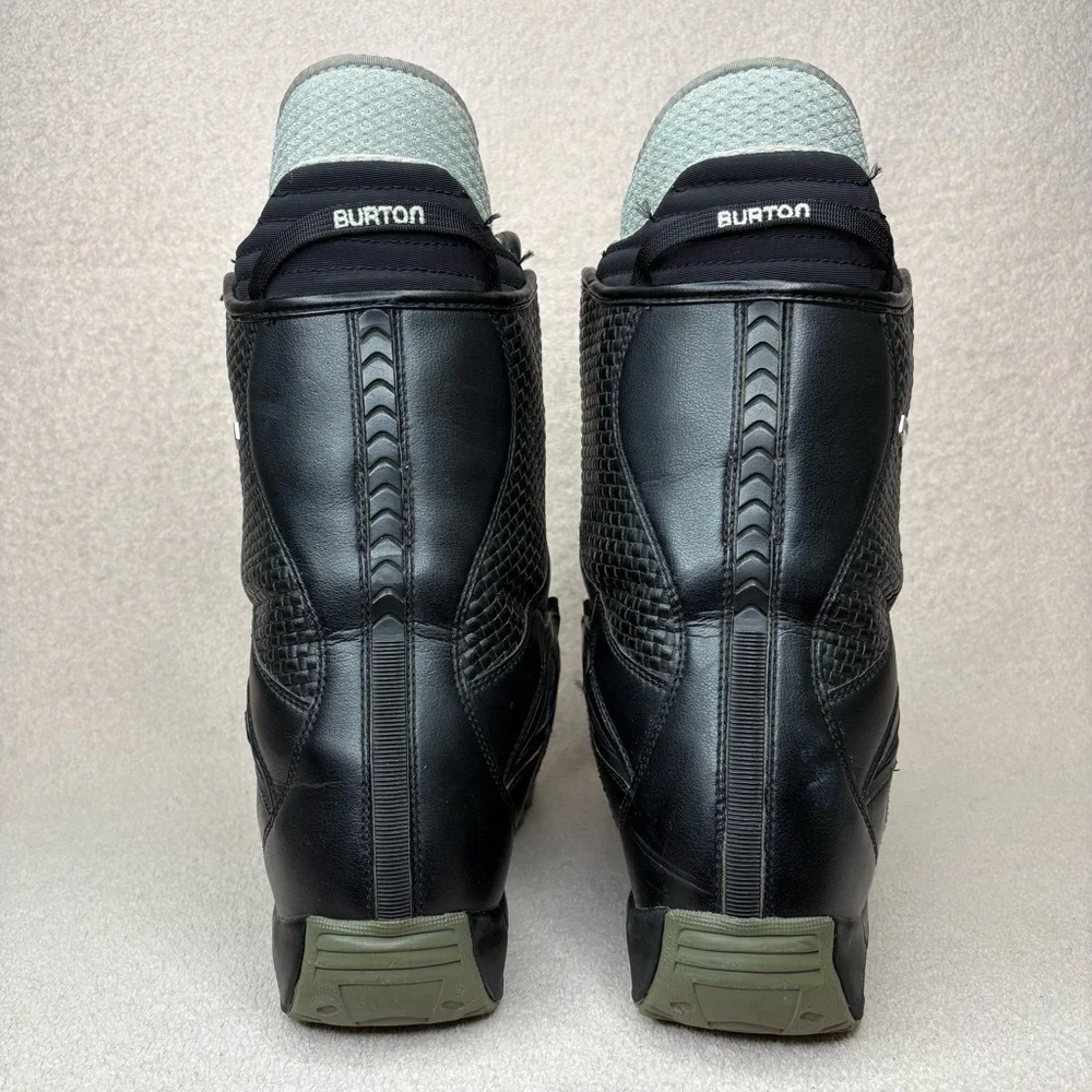 Burton Sabbath Black Snowboard Boots Men’s 9 Gray Laces GREAT CONDITION Winter
